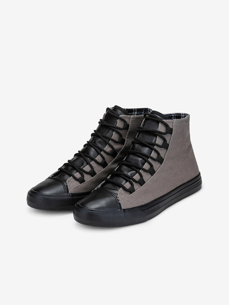Ombre Clothing Pantofi sport bărbați negru și gri Ombre Clothing T378