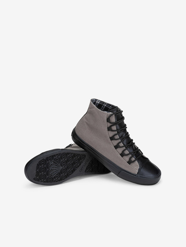Ombre Clothing Pantofi sport bărbați negru și gri Ombre Clothing T378