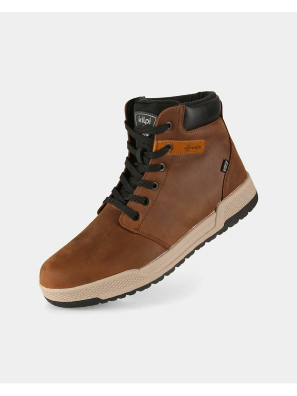 Kilpi Pantofi sport de agrement pentru bărbați Kilpi LOMAR HIGH WP-M Brown