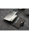 Pularys Portofel din piele pentru bărbați Pularys Easy Wallet negru