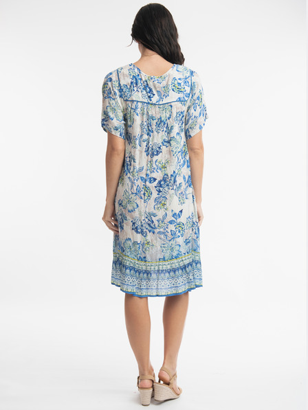 Orientique Rochie cu flori albastru deschis Orientique Rhodes pentru femei