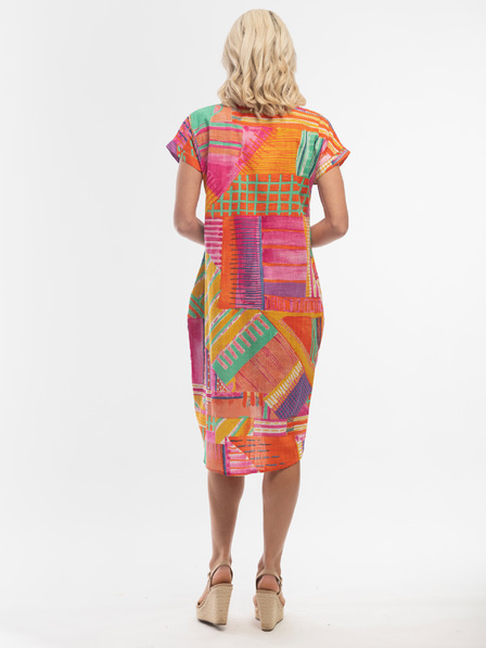 Orientique Rochie cu model portocaliu Orientique pentru femei