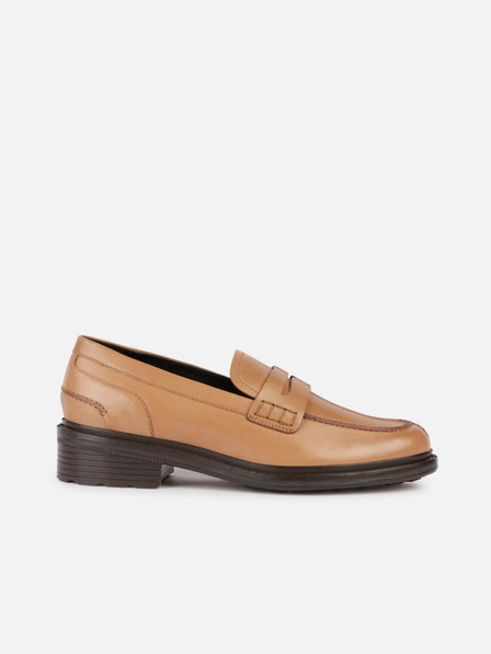 Geox Mocasini Geox Walk Pleasure maro deschis, pentru femei