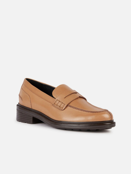 Geox Mocasini Geox Walk Pleasure maro deschis, pentru femei