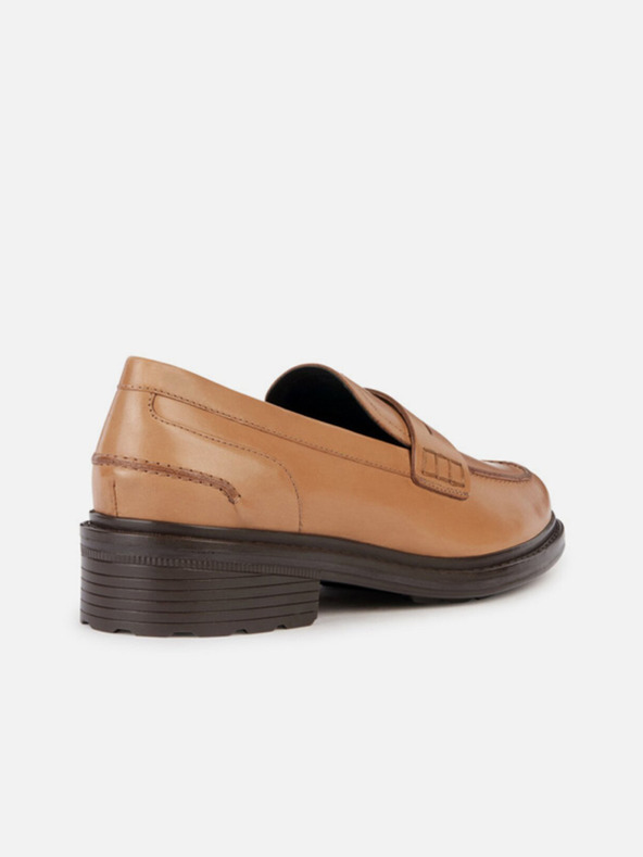 Geox Mocasini Geox Walk Pleasure maro deschis, pentru femei