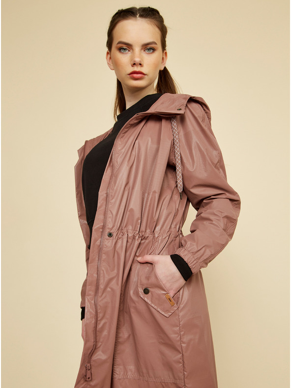 ZOOT.lab Parka metalică maro pentru femei ZOOT.lab Hayley