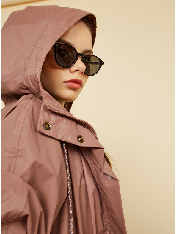 ZOOT.lab Parka metalică maro pentru femei ZOOT.lab Hayley