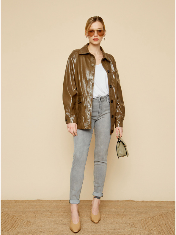 ZOOT.lab Blugi skinny fit gri ZOOT.lab Pippa