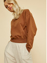 ZOOT.lab Pantaloni culottes bej cu dungi ZOOT.lab Anika