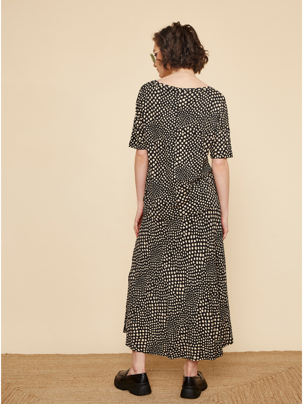 ZOOT.lab Tricou cu model ZOOT.lab Normandy bej și negru pentru femei