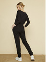 ZOOT.lab Pantaloni negri pentru femei ZOOT Baseline Xenia Stripe