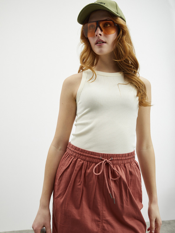 ZOOT.lab Fustă cărămiziu cu buzunare ZOOT.lab Otelia