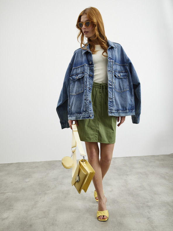 ZOOT.lab Fustă verde cu buzunare ZOOT.lab Otelia