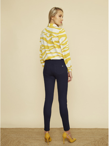 ZOOT.lab Pantaloni skinny fit albastru închis pentru femei ZOOT.lab Anna 2
