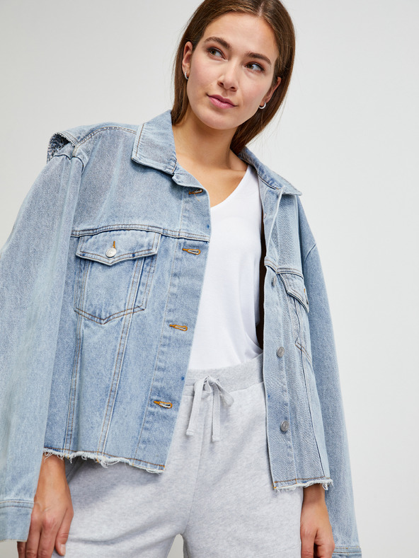 ZOOT.lab Bluză albă cu decolteu ZOOT.lab Joselyn