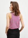 ZOOT.lab Tricou de damă cu dungi albe și vin ZOOT.lab Joelle