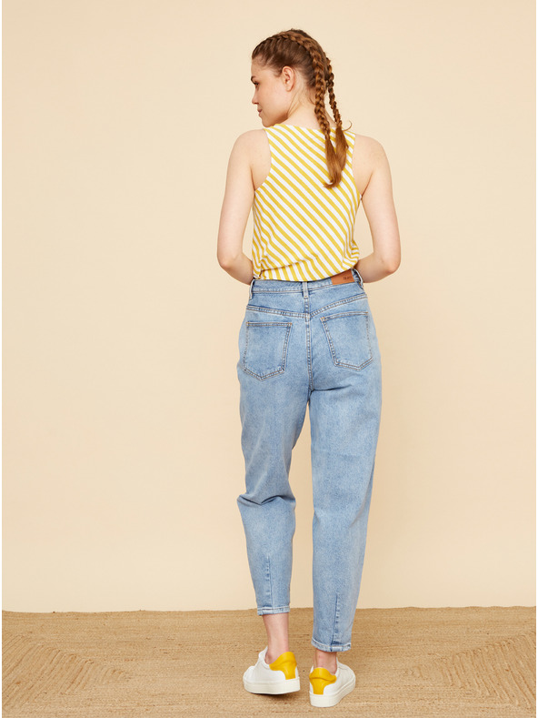 ZOOT.lab Tricou cu dungi albe și galbene pentru femei ZOOT.lab Joelle