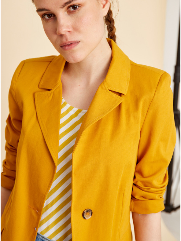 ZOOT.lab Tricou cu dungi albe și galbene pentru femei ZOOT.lab Joelle