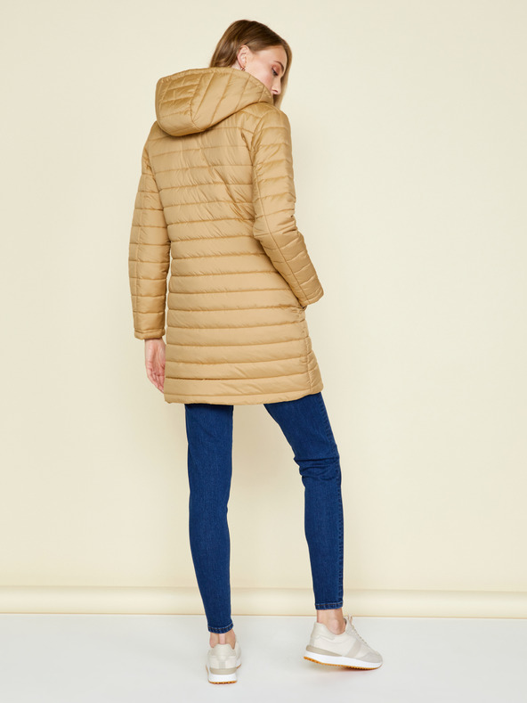 ZOOT.lab Jachetă de iarnă cu glugă extinsă matlasată pentru femei, aurie ZOOT.lab Molly