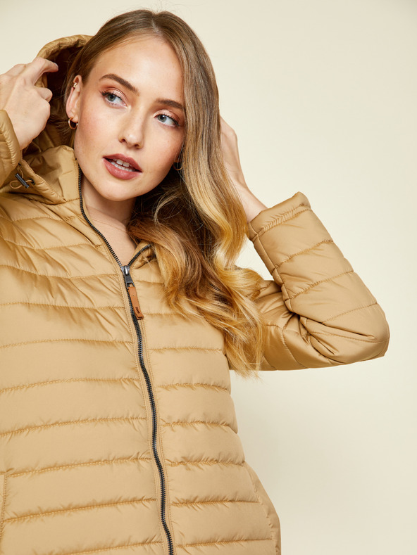 ZOOT.lab Jachetă de iarnă cu glugă extinsă matlasată pentru femei, aurie ZOOT.lab Molly