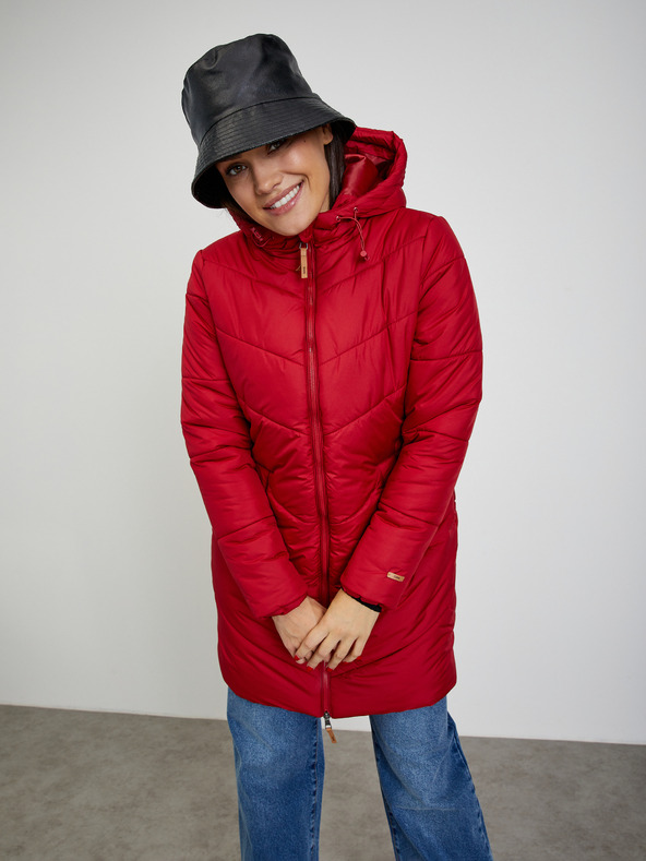ZOOT.lab Palton roșu matlasat pentru femei ZOOT.lab