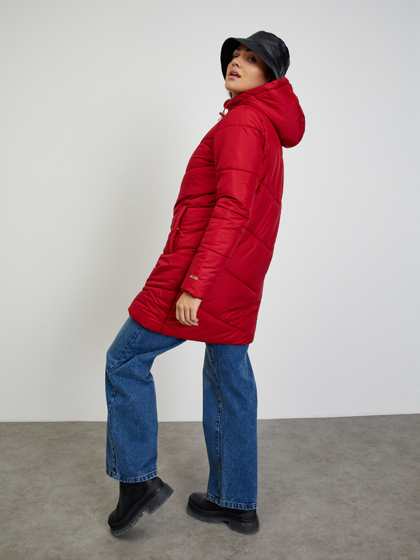 ZOOT.lab Palton roșu matlasat pentru femei ZOOT.lab