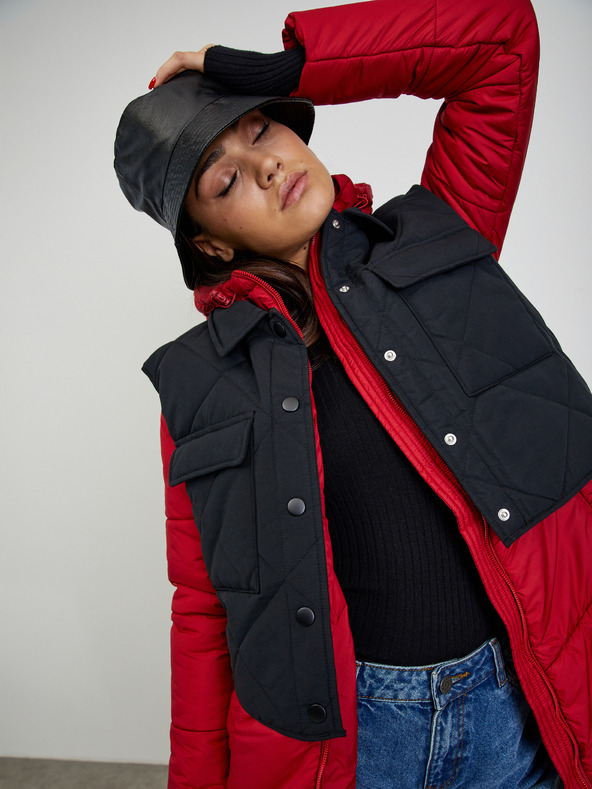 ZOOT.lab Palton roșu matlasat pentru femei ZOOT.lab