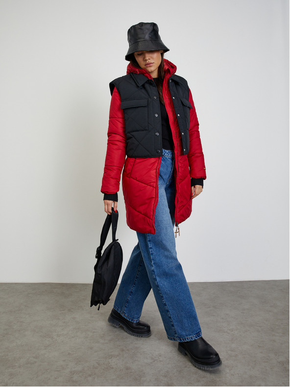 ZOOT.lab Palton roșu matlasat pentru femei ZOOT.lab