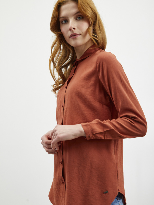 ZOOT.lab Cămașă ZOOT.lab Selene cărămiziu pentru femei