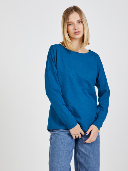 ZOOT.lab Tricou basic cu mânecă lungă pentru femei ZOOT.lab Evana Petrol