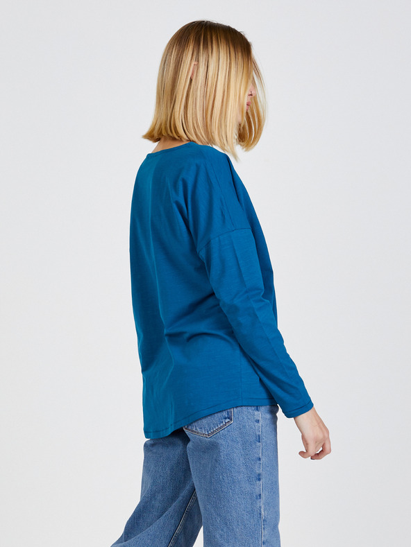ZOOT.lab Tricou basic cu mânecă lungă pentru femei ZOOT.lab Evana Petrol