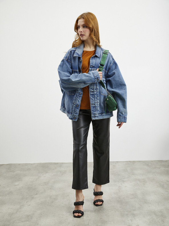 ZOOT.lab Tricou basic cu mânecă lungă pentru femei, maro ZOOT.lab Evana