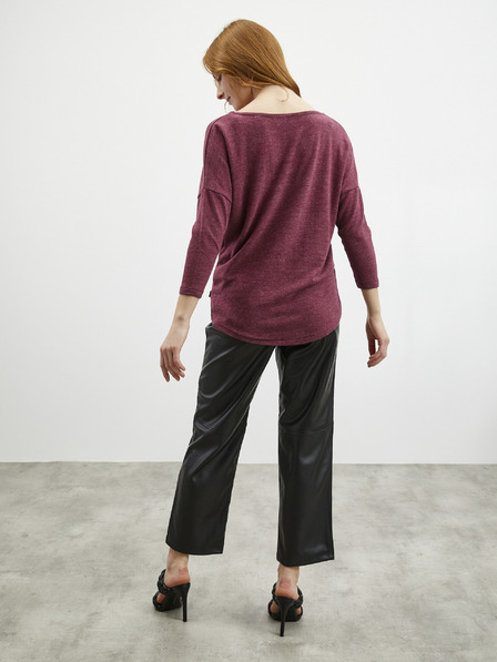 ZOOT.lab Tricou tricotat pentru femei ZOOT.lab Aria burgundy