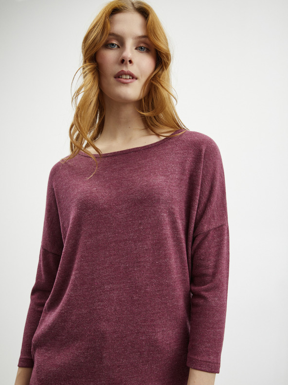 ZOOT.lab Tricou tricotat pentru femei ZOOT.lab Aria burgundy