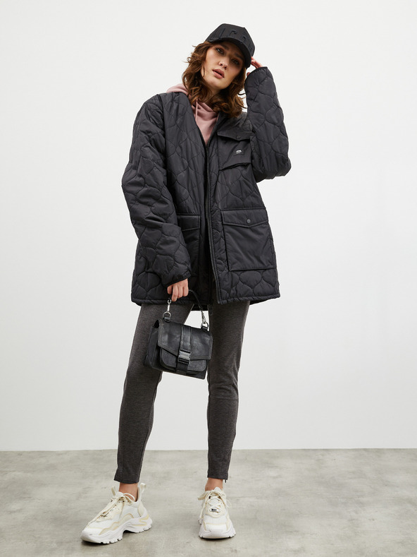 ZOOT.lab Jambiere pentru femei ZOOT.lab Calista gri închis cu fermoar tan slim fit