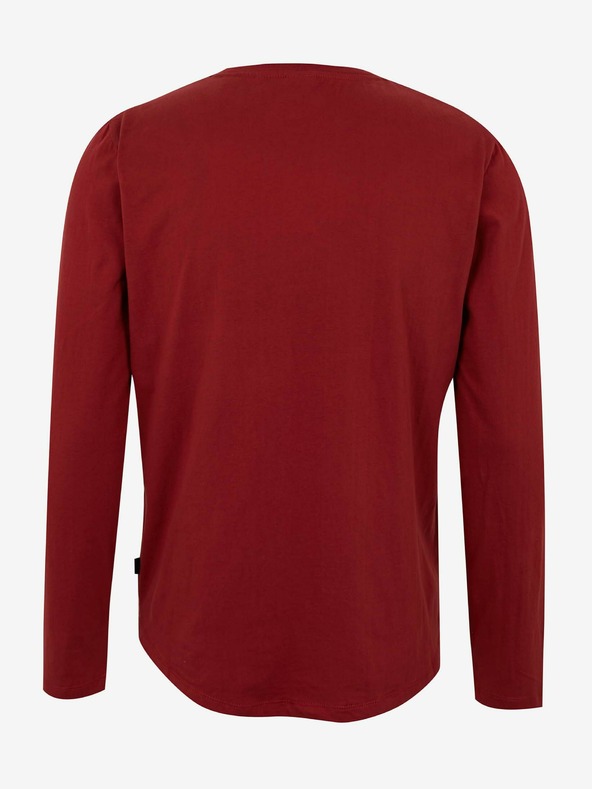 ZOOT.lab Tricou roșu cu mânecă lungă pentru bărbați ZOOT.lab