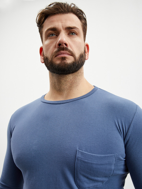 ZOOT.lab Tricou albastru cu mânecă lungă ZOOT.lab