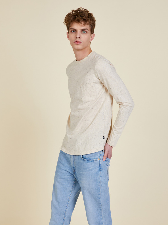 ZOOT.lab Tricou cu mânecă lungă bej ZOOT.lab