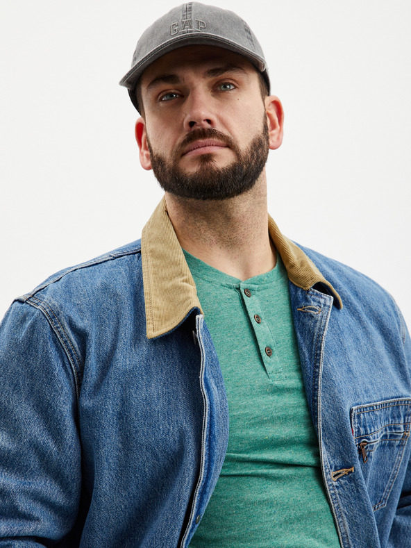 ZOOT.lab Cămașă cu nasturi verde pentru bărbați ZOOT.lab Diego