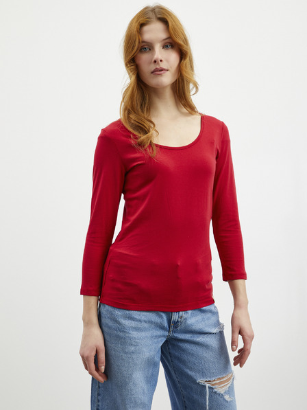 ZOOT.lab Tricou basic roșu pentru femei ZOOT.lab Thereza 2