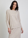 ZOOT.lab Cardigan cu nervuri bej pentru femei ZOOT.lab