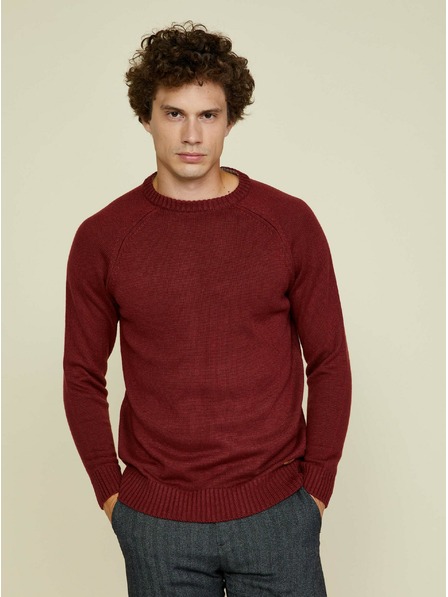 ZOOT.lab Pulover basic burgundy pentru bărbați ZOOT.lab Olin