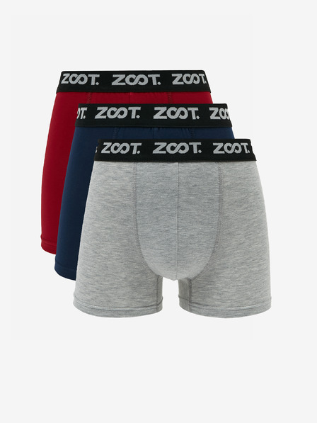 ZOOT.lab Set de trei boxeri pentru bărbați în roșu, albastru și gri ZOOT.lab