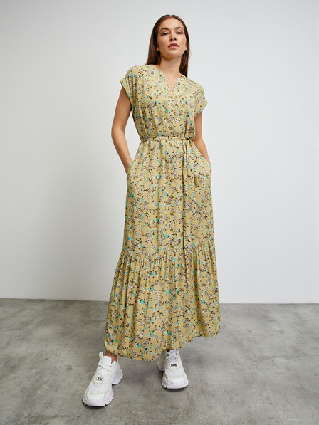 ZOOT.lab Rochie cămașă galbenă cu flori by ZOOT.lab Lake