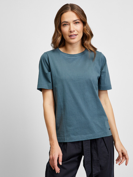 ZOOT.lab Tricou basic cu mânecă scurtă verde închis METROOPOLIS by ZOOT.lab Leora