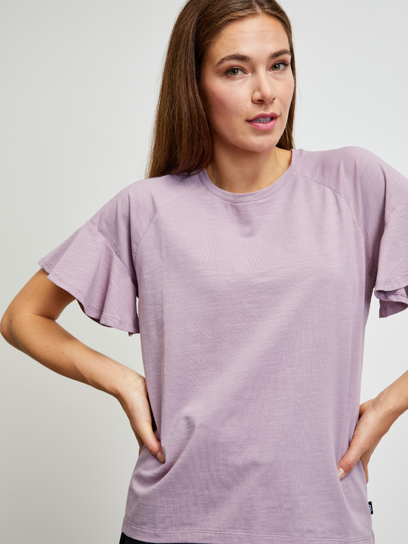 ZOOT.lab Tricou violet deschis cu mâneci bufante ZOOT.lab Aurelia