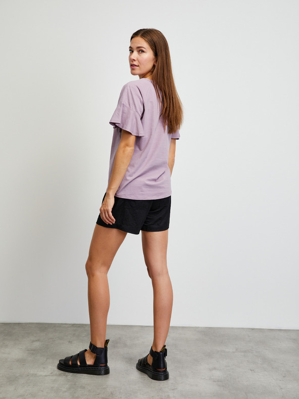 ZOOT.lab Tricou violet deschis cu mâneci bufante ZOOT.lab Aurelia