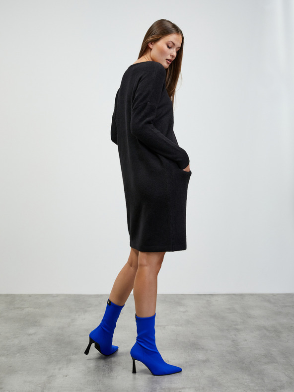 ZOOT.lab Rochie pulover din lână neagră ZOOT.lab Dania