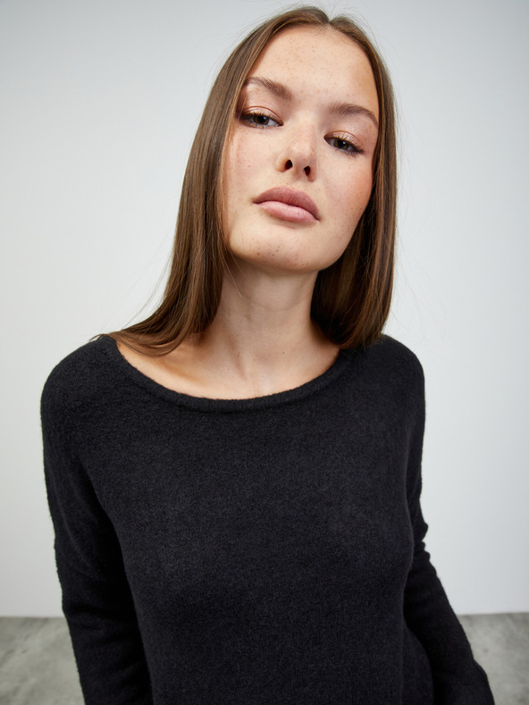 ZOOT.lab Rochie pulover din lână neagră ZOOT.lab Dania