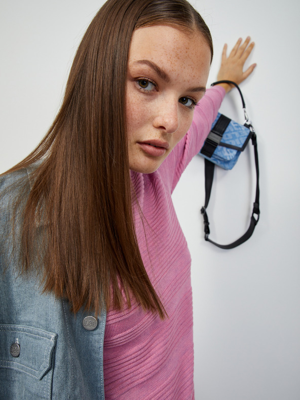 ZOOT.lab Pulover cu nervuri roz pentru femei ZOOT.lab Heddie